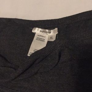 Sophie Max Skirts - Knit gray ruffle layer skirt Sophie Max Skirts - Knit gray ruffle layer skirt
